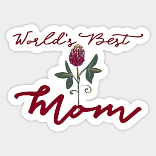 World's best Mom Sticker